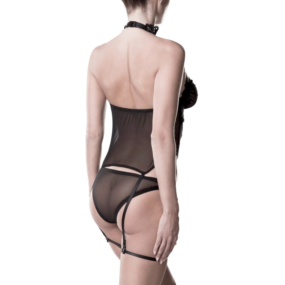 Grey Velvet - 20023 Dessous Set - Schwarz